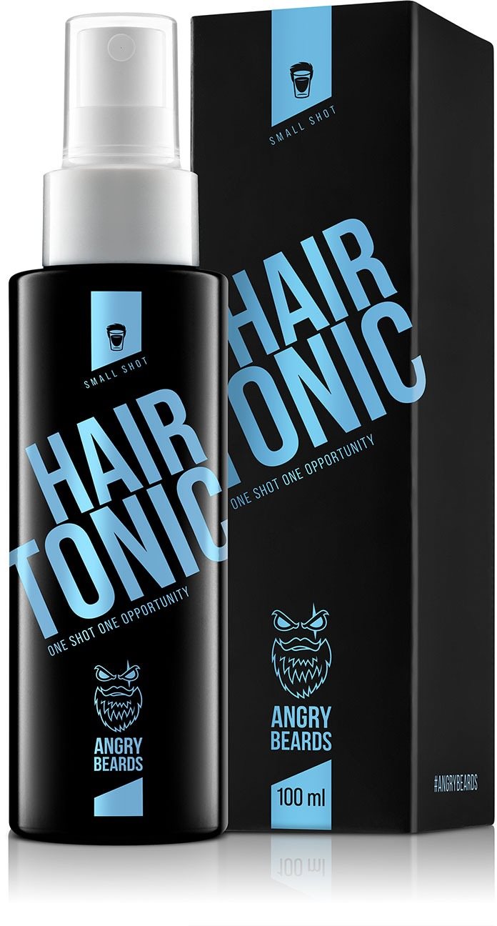 ANGRY BEARDS Hair shot Tonikum na vlasy 100 ml Vlasové tonikum