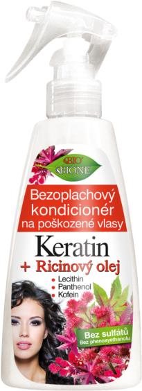 BIONE COSMETICS Bio Keratin + Ricinový olej Bezoplachový...