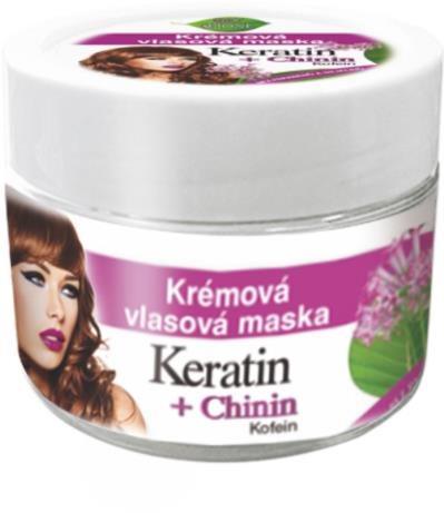 BIONE COSMETICS Bio Chinín a Keratín Krémová maska na vlasy 260 ml...