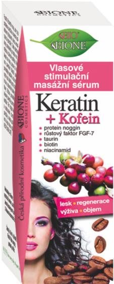 BIONE COSMETICS Bio Keratin a Kofein Vlasové stimulační masážní...