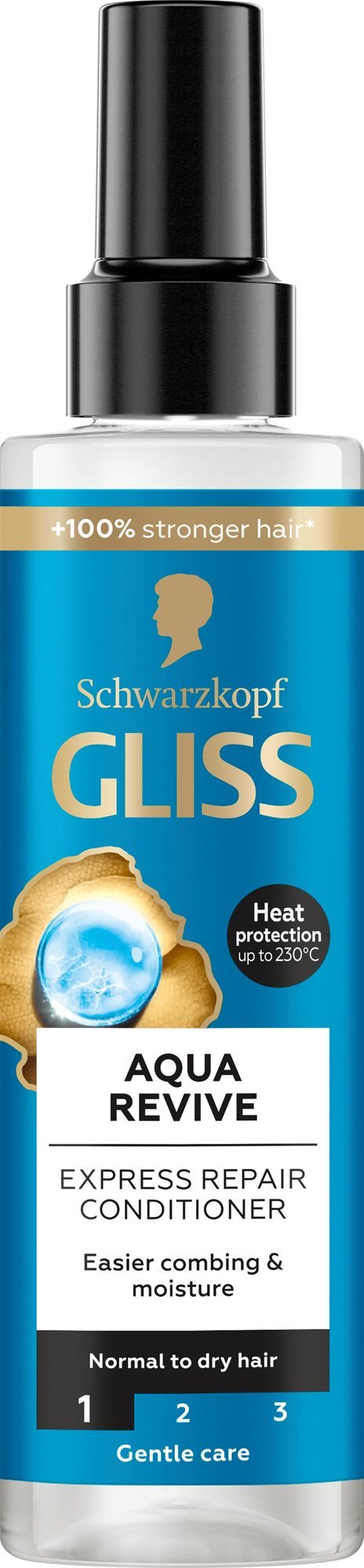 SCHWARZKOPF GLISS Hydratační expres balzám Aqua Revive 200 ml...
