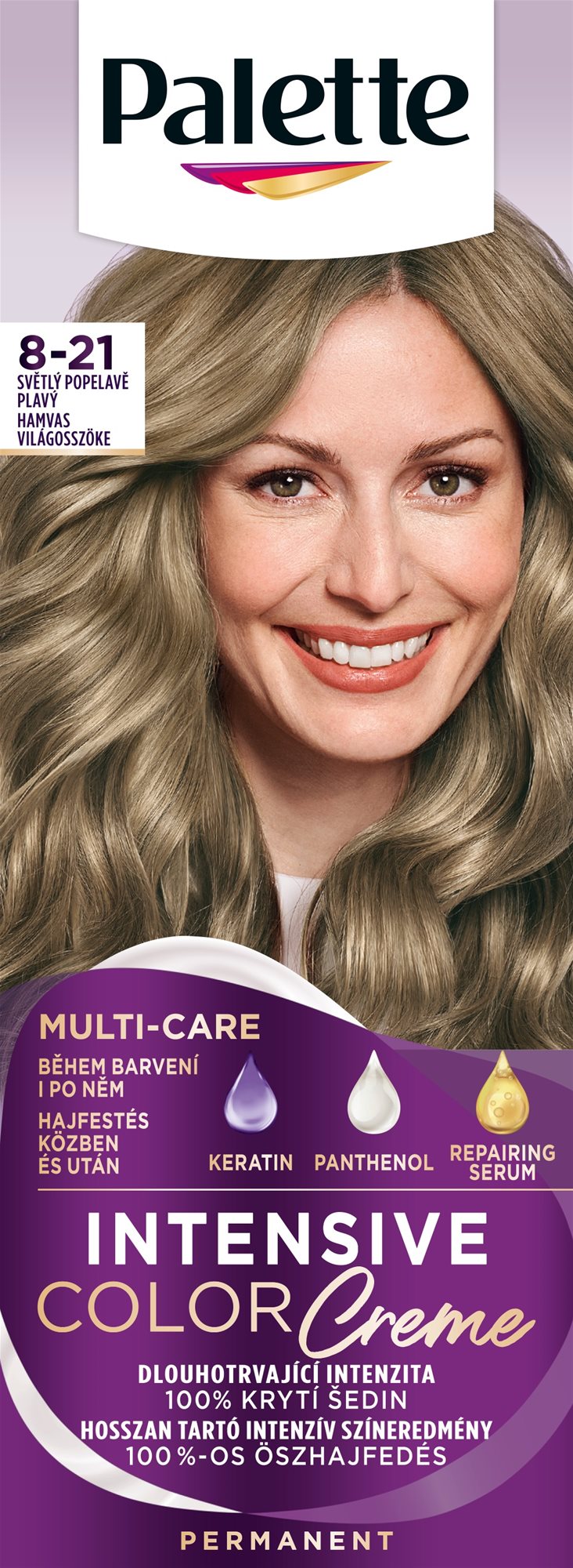 SCHWARZKOPF PALETTE Intensive Color Creme 8-21 Svetlo-popolová...