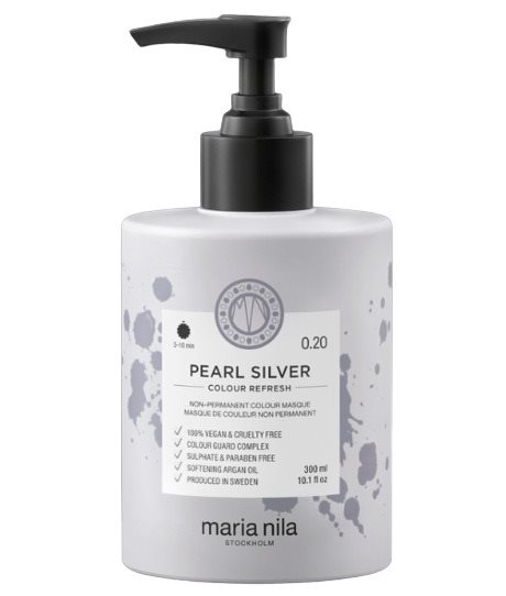 MARIA NILA Colour Refresh Pearl Silver 0.20 300 ml Maska na vlasy