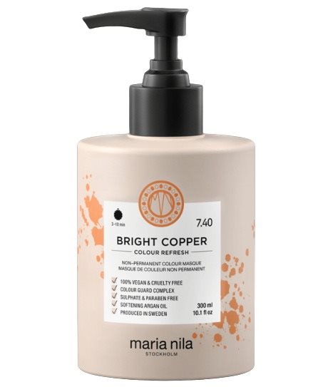 MARIA NILA Colour Refresh Bright Copper 7.40 300 ml Maska na vlasy