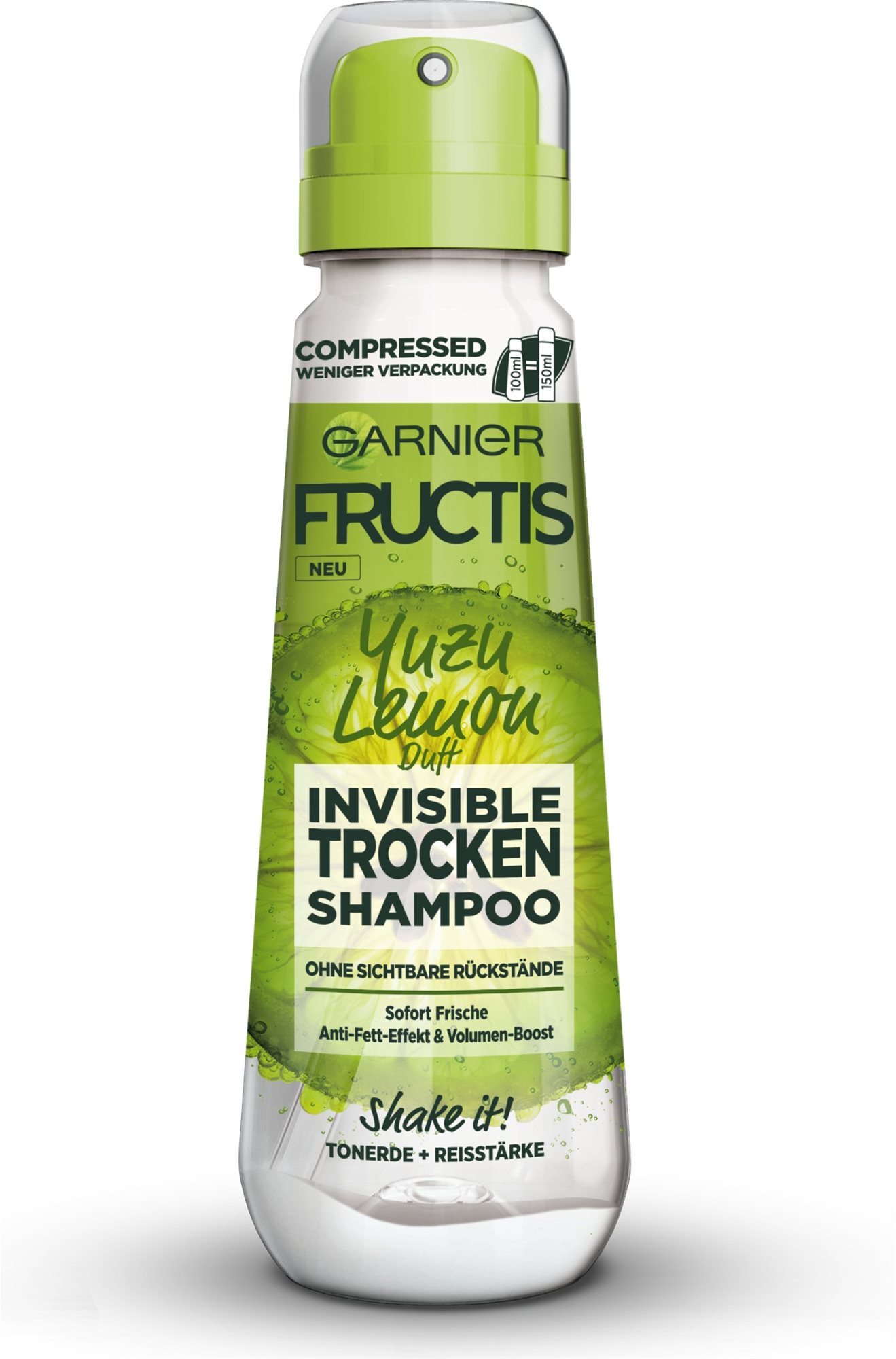 GARNIER Fructis Neviditeľný suchý šampón s vôňou yuzu citrónu 100...