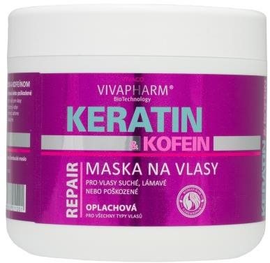 VIVACO Vivapharm KERATINOVÁ regenerační vlasová maska s kofeinem...