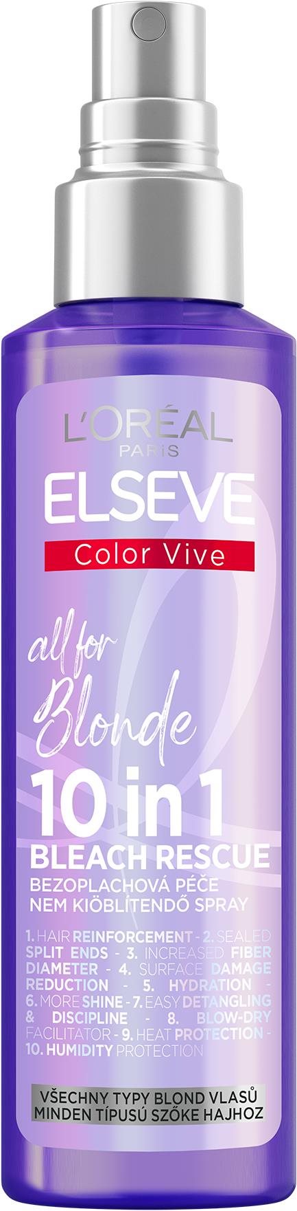 ĽORÉAL PARIS Elseve Color Vive Purple All For Blonde 10 in 1 sprej...