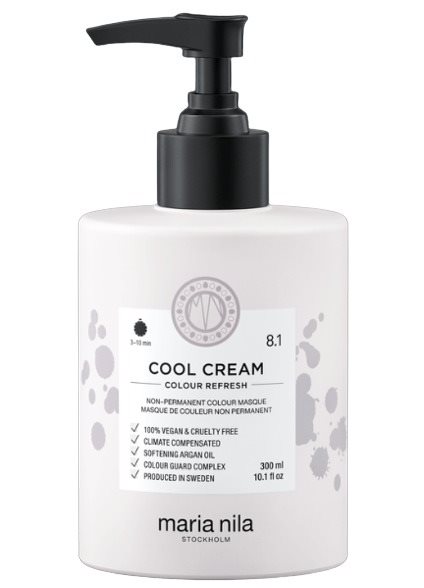 MARIA NILA Colour Refresh 8.1 Cool Cream 300 ml Maska na vlasy