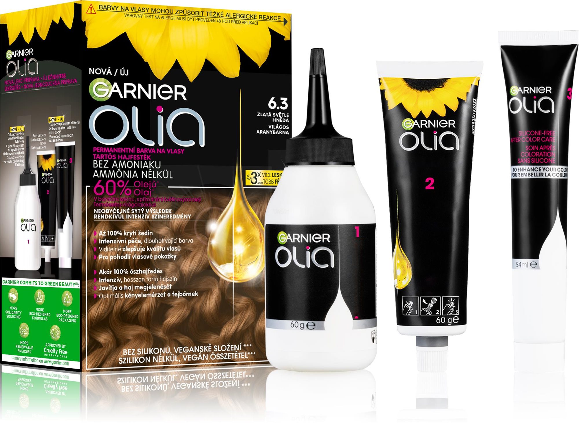 GARNIER Olia 6.3 Világos aranybarna Hajfesték