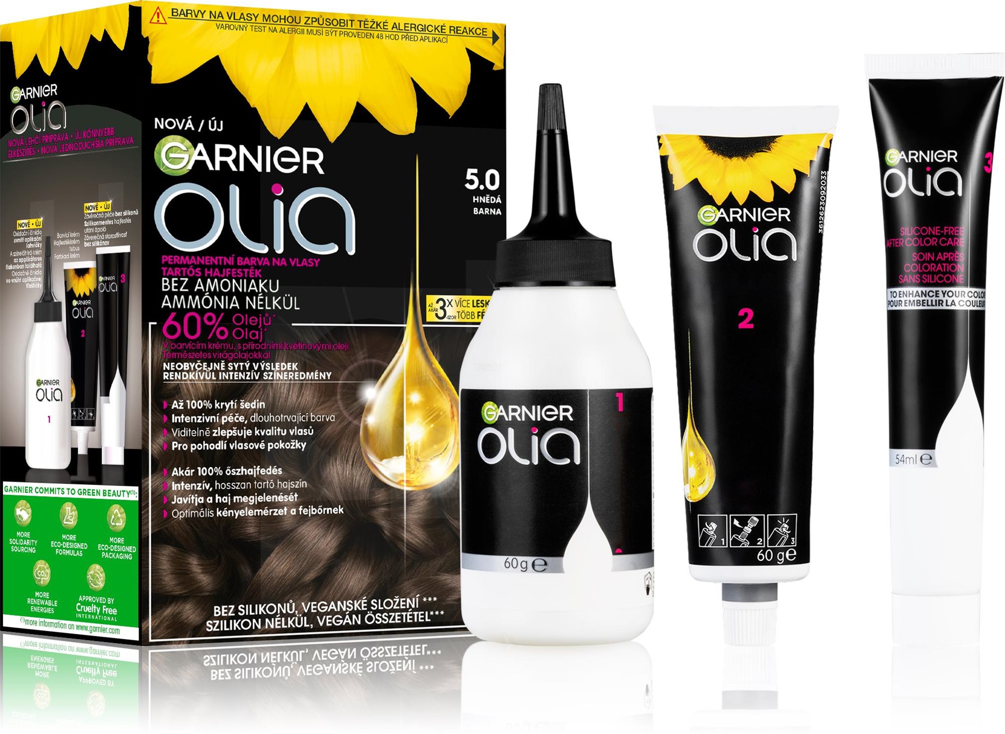 GARNIER Olia 5.0 Barna Hajfesték