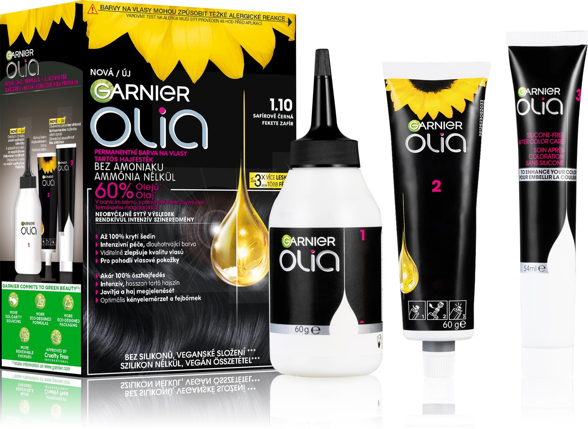GARNIER Olia 1.10 Fekete zafír Hajfesték
