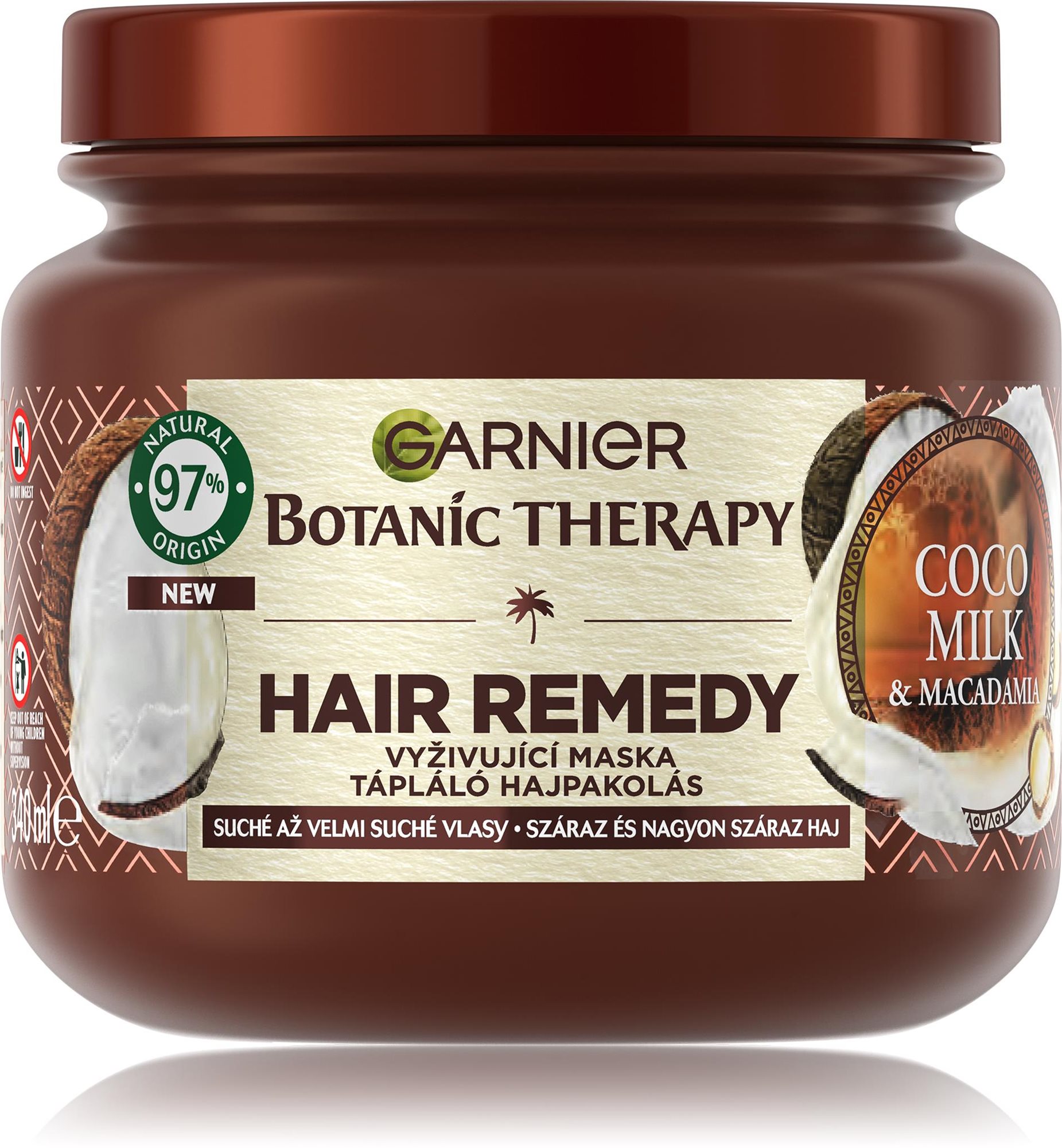 GARNIER Botanic Therapy Hair Remedy Coco Milk Macadamia 340 ml...
