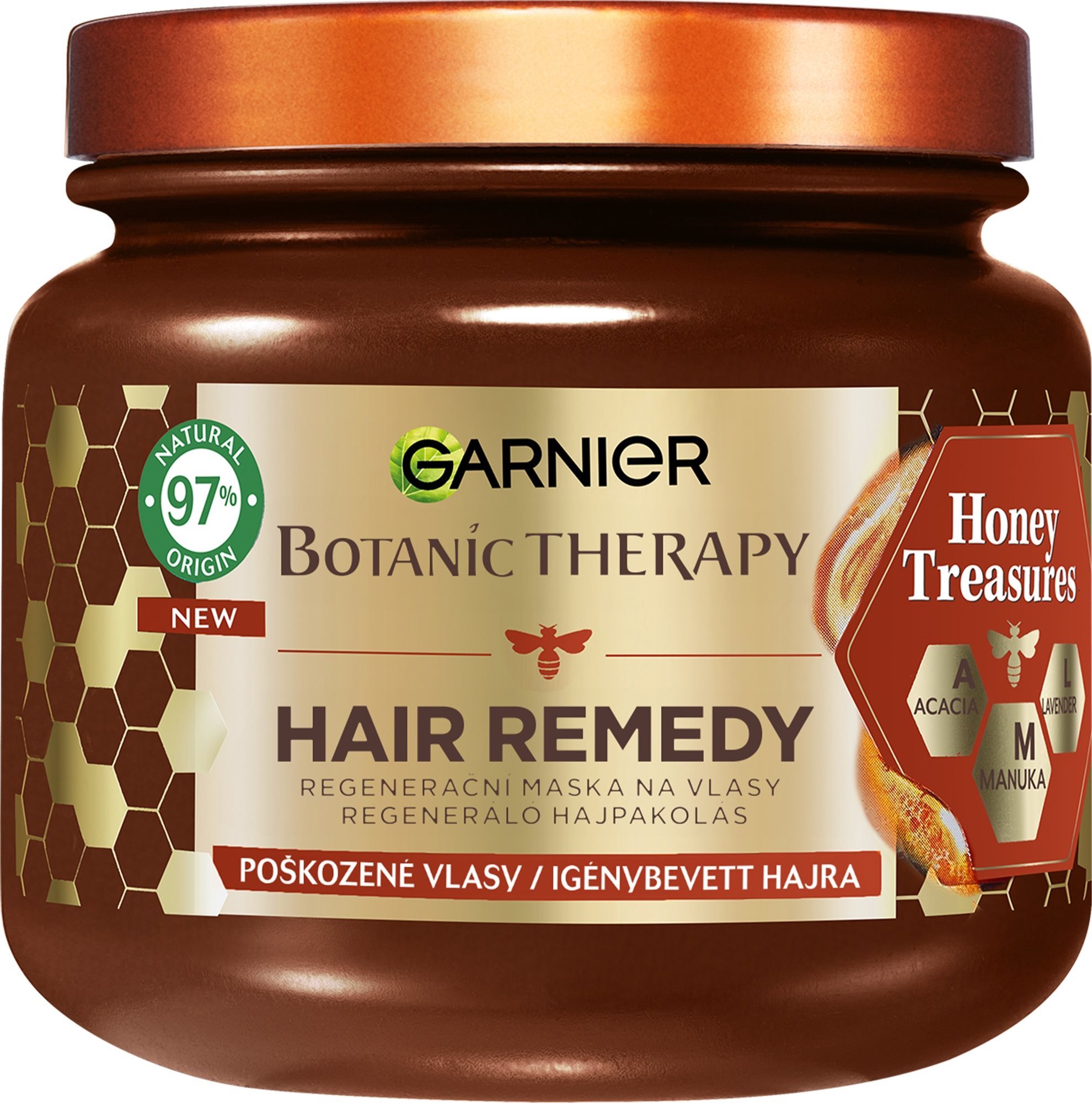 GARNIER Botanic Therapy Hair Remedy Honey Treasure 340 ml Hajpakolás