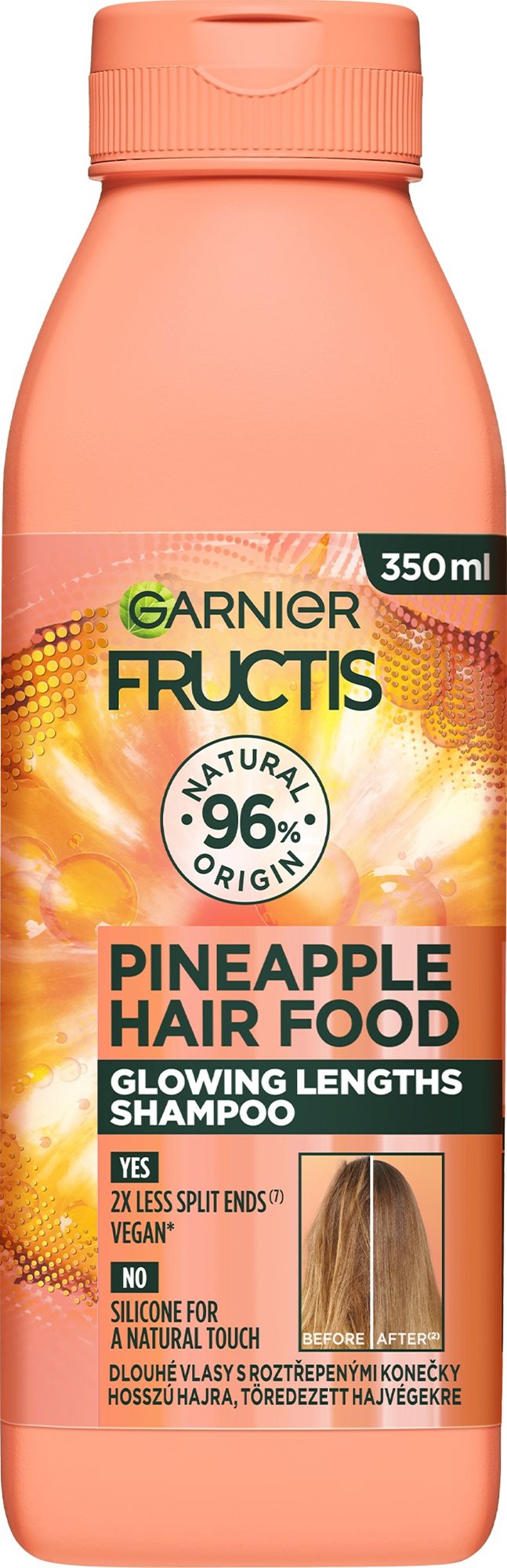 GARNIER Fructis Hair Food Pineapple rozjasňujúci šampón na dlhé...