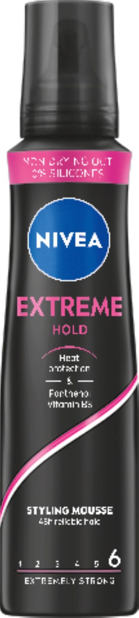 NIVEA Styling Mousse Extreme Hold 150 ml Tužidlo na vlasy