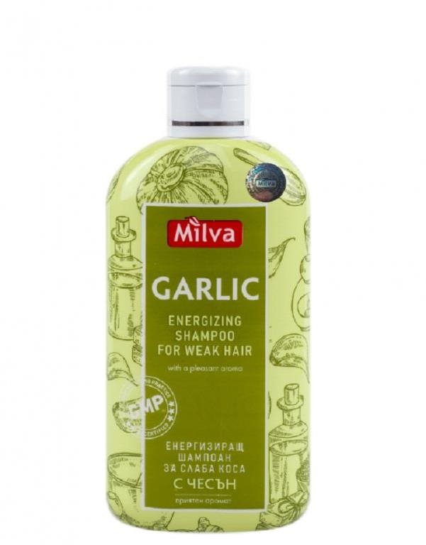 MILVA šampón cesnak 200 ml Šampón