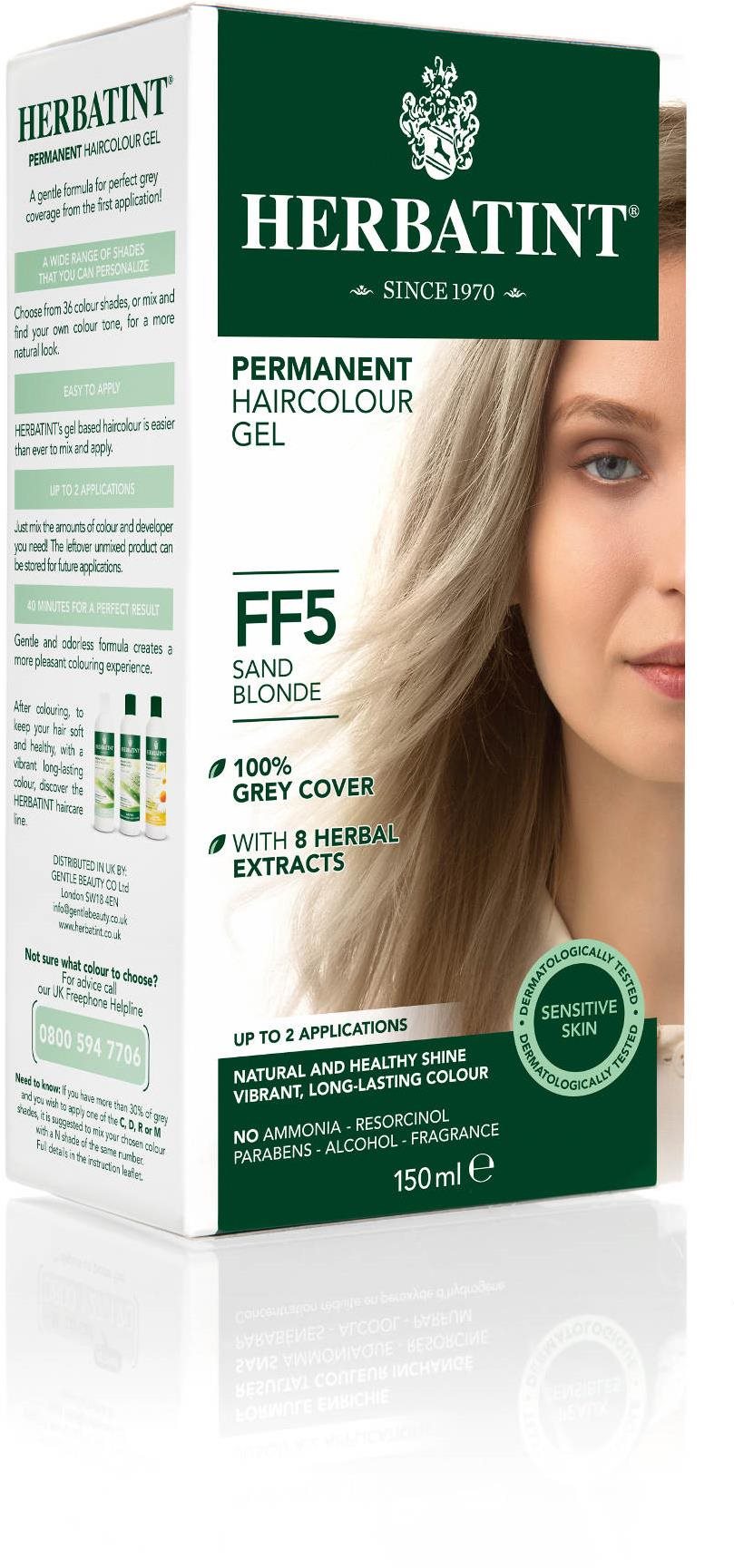 HERBATINT Permanentná farba na vlasy piesková blond FF5 Farba na...
