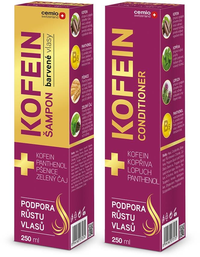 Cemio koffeines szett festett hajra 500 ml Hajápoló szett