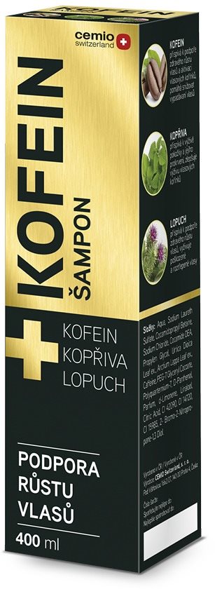 CEMIO Kofein Šampón 400 ml Šampón