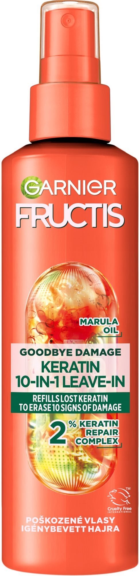 GARNIER Fructis Goodbye Damage 10v1 bezoplachový sprej s keratinom...