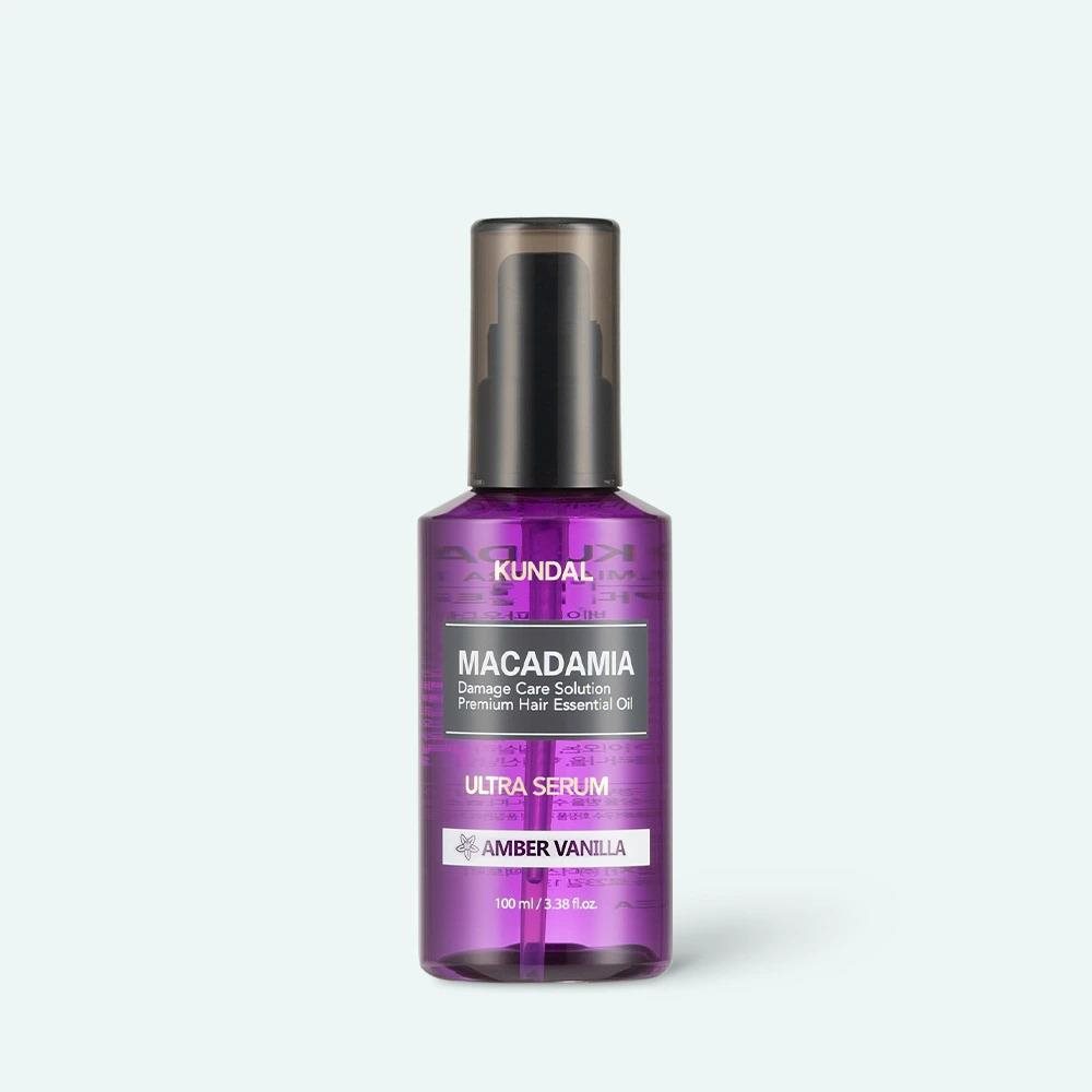 KUNDAL Macadamia Hair Serum Amber Vanilla 100 ml Sérum na vlasy