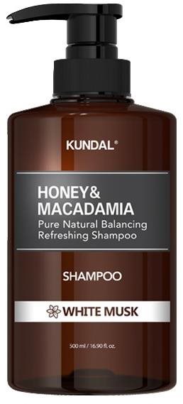 KUNDAL Honey & Macadamia Nature Shampoo White Musk 500 ml Prírodný...