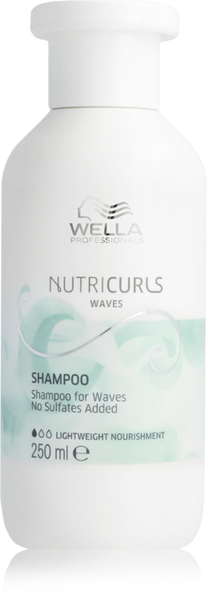 WELLA PROFESSIONALS Nutricurls Shampoo for Waves 250 ml Sampon