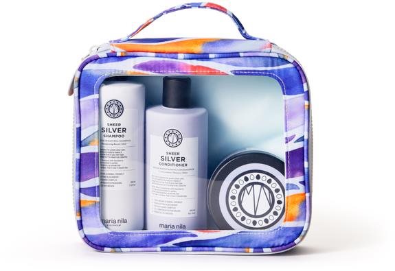 MARIA NILA Beauty Bag SS23 Silver 900 ml Sada vlasovej kozmetiky