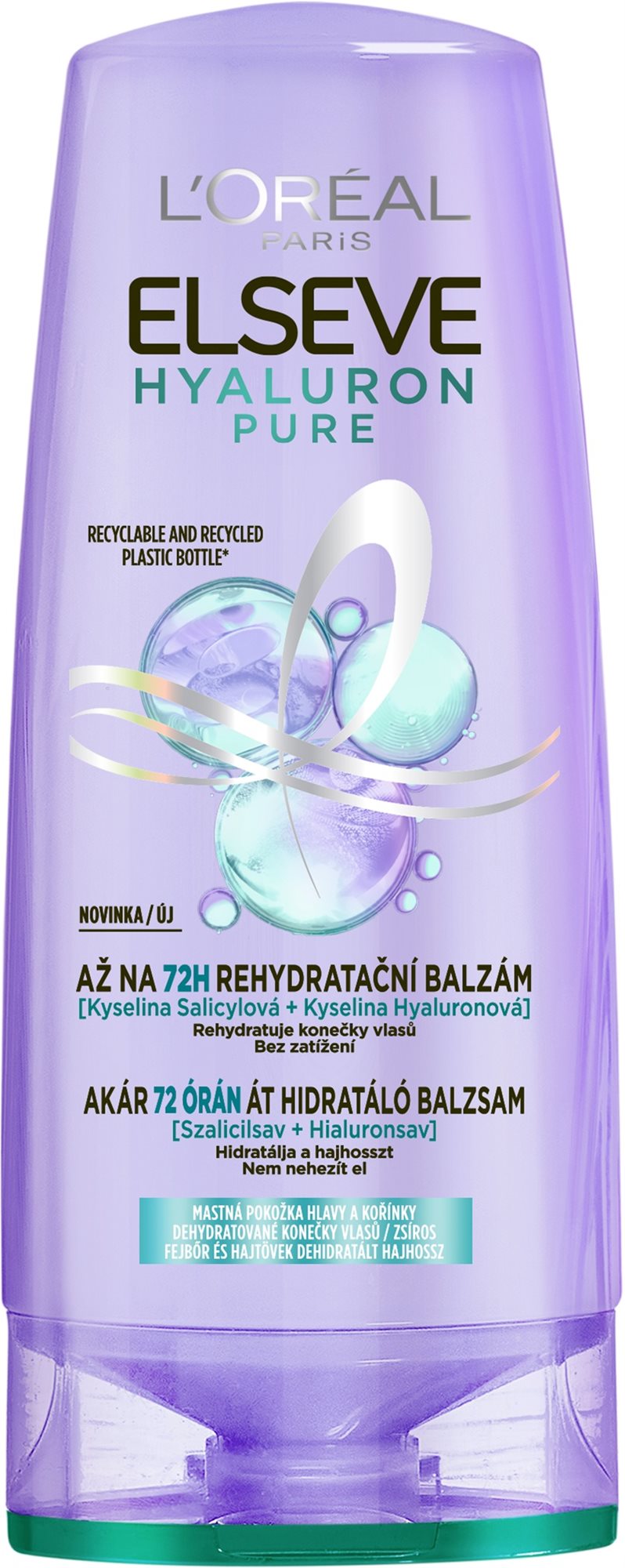 L'ORÉAL PARIS Elseve Hyaluron Pure balzam 200 ml Balzam na vlasy