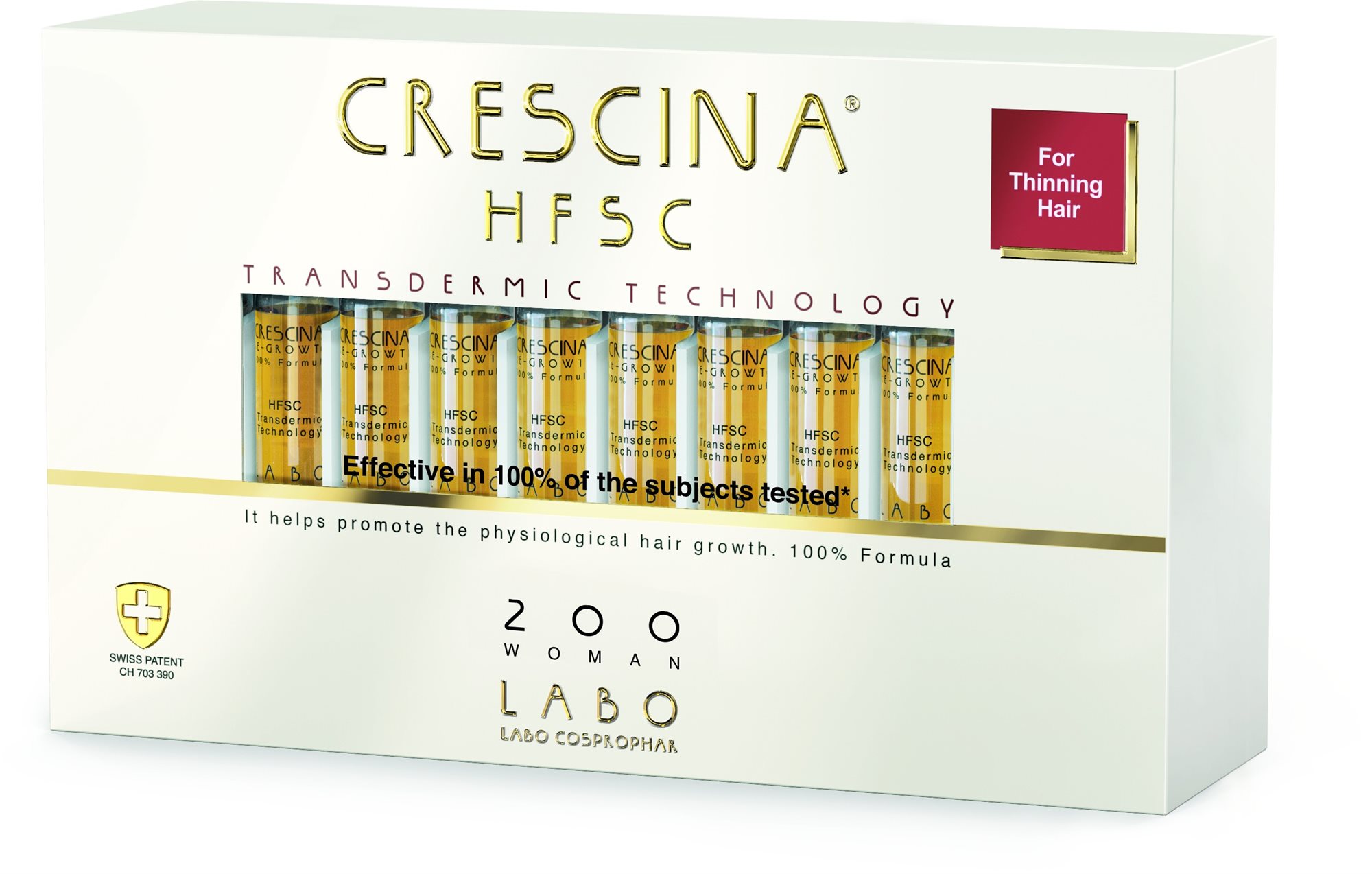 CRESCINA Transdermic starostlivosť na podporu rastu vlasov pre ženy...