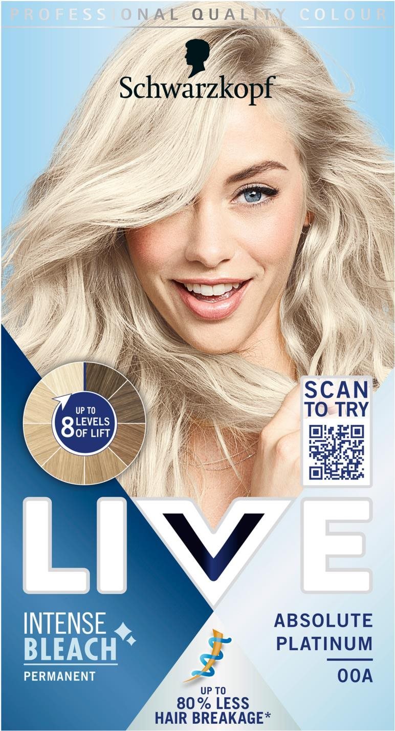 SCHWARZKOPF LIVE Intense Bleach 00A Absolútna platinová zosvetľovač...