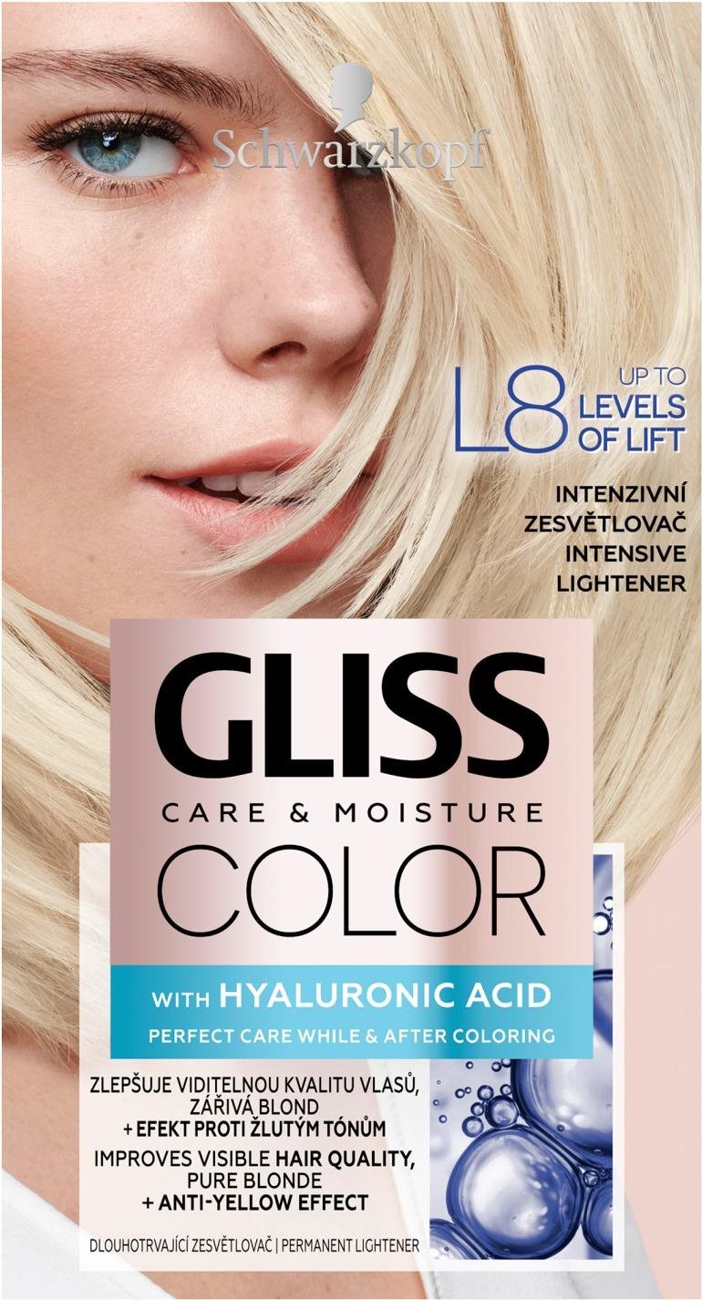 SCHWARZKOPF GLISS Color L8 Intenzivny zosvetlovač 50 ml Zosvetľovač...