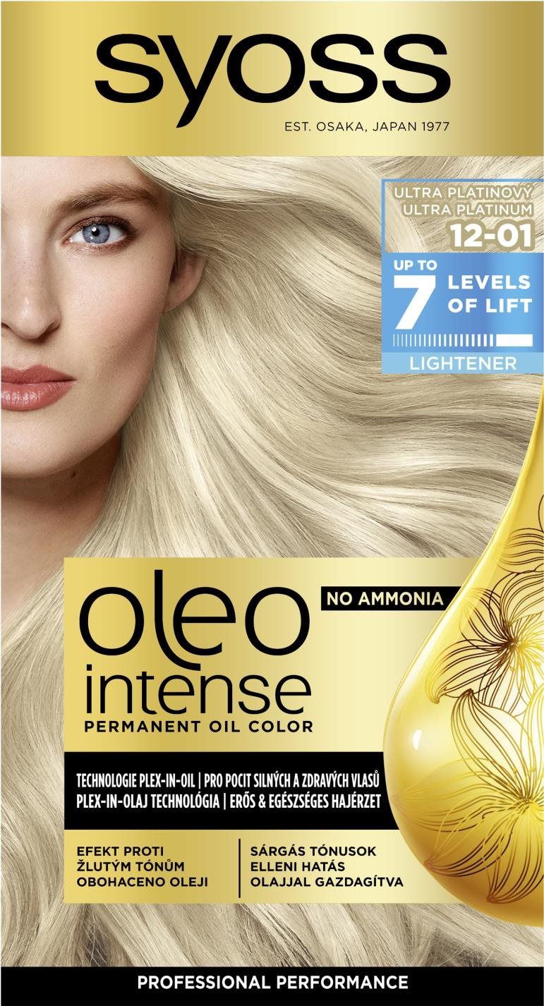 SYOSS Oleo Intense 12-01 Ultra platinový 50 ml Farba na vlasy