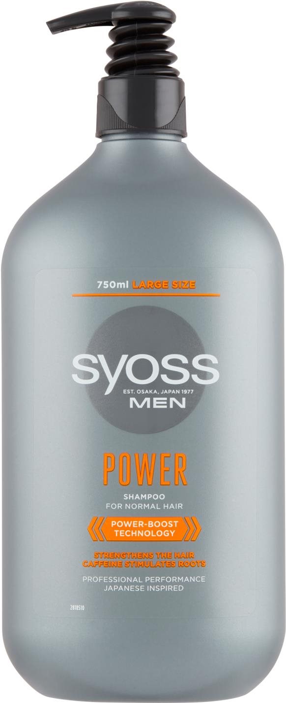 SYOSS Men Power & Strength 750 ml Šampon pro muže