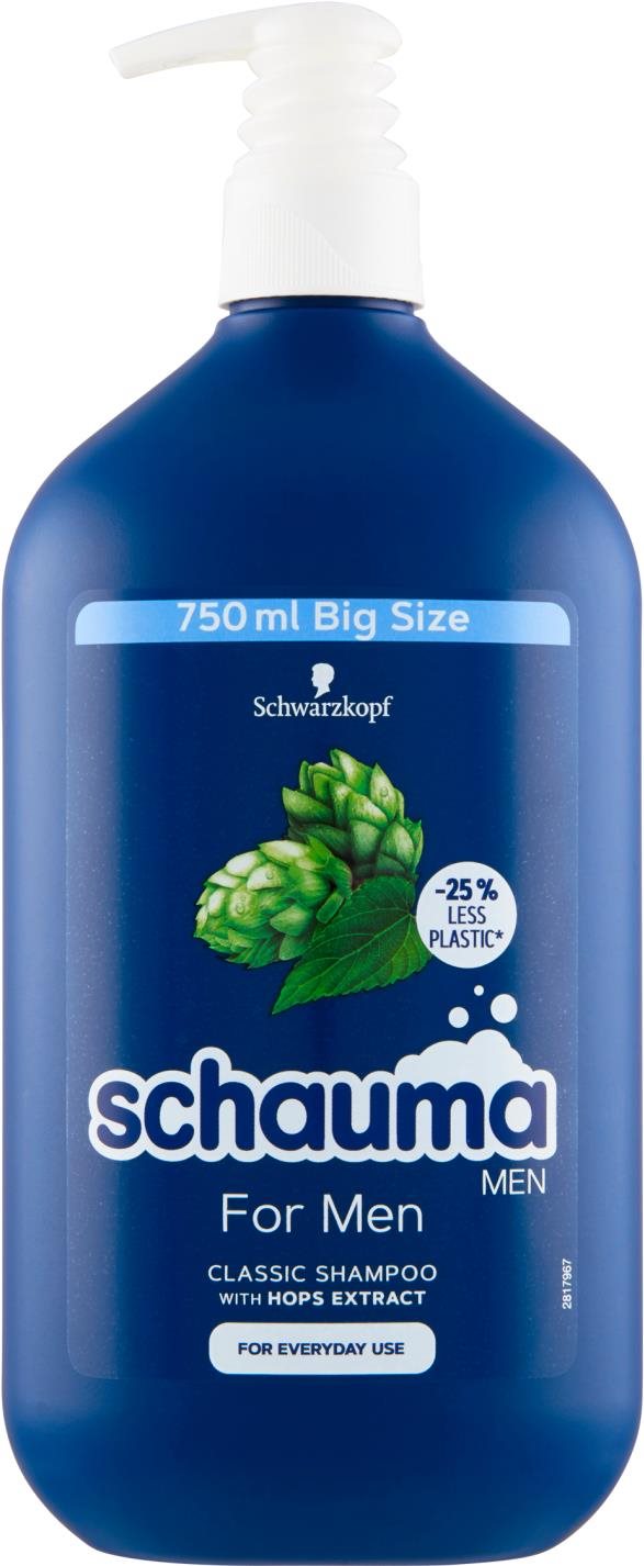 SCHAUMA For Men 750 ml Pánsky šampón