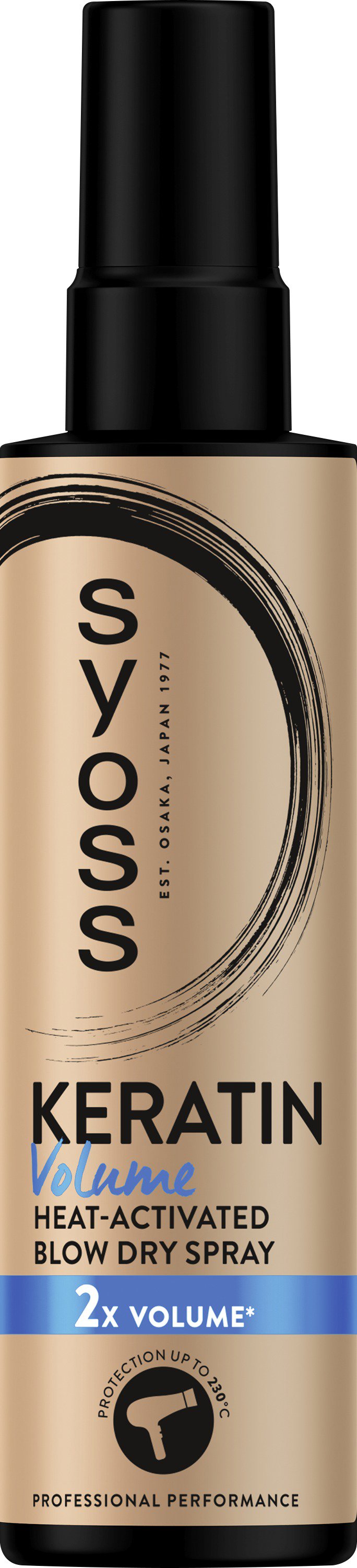 SYOSS Keratin Volume termoochranný sprej 200 ml Sprej na vlasy