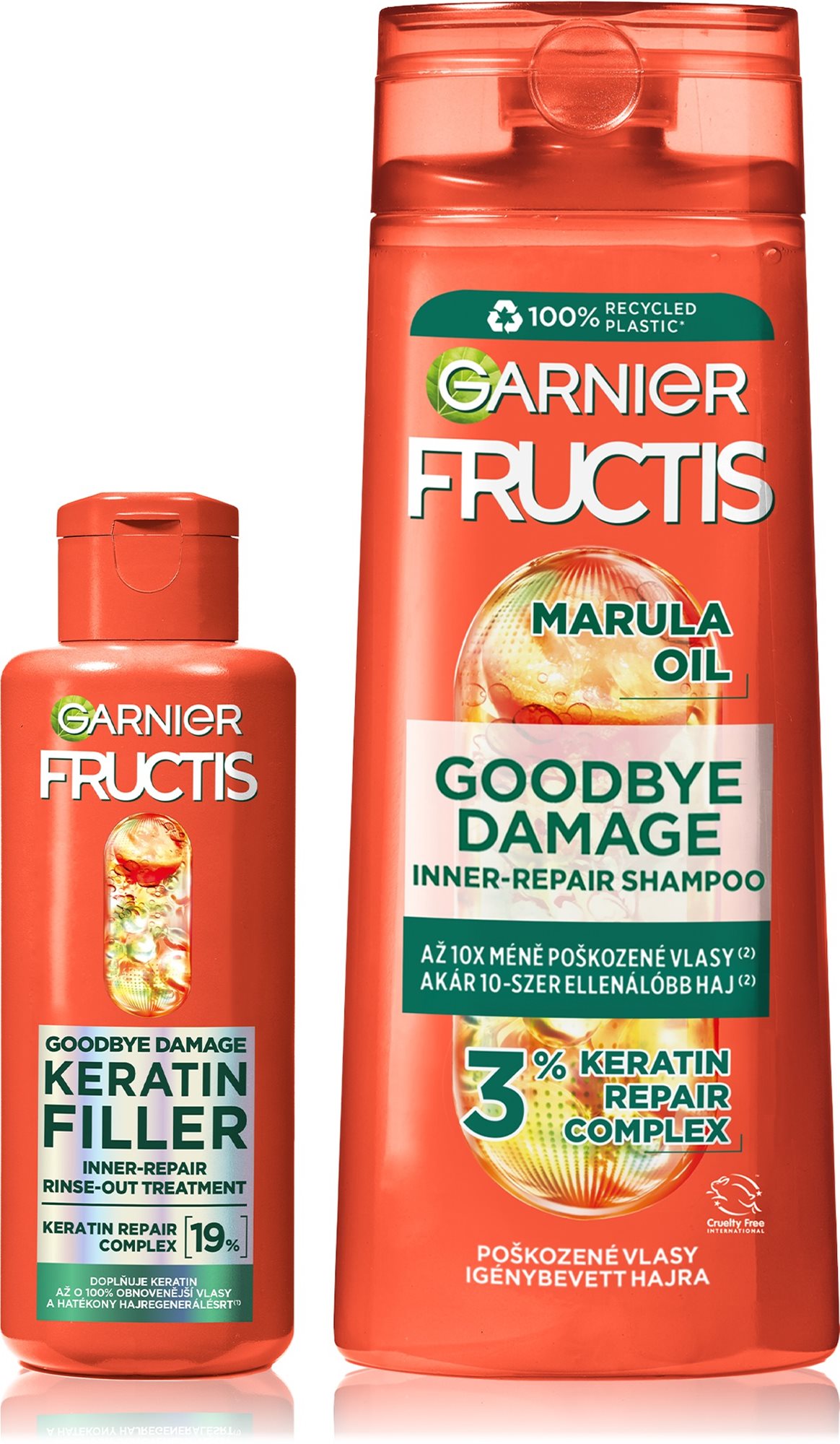 GARNIER Fructis Goodbye Damage Set 600ml Hajápoló szett