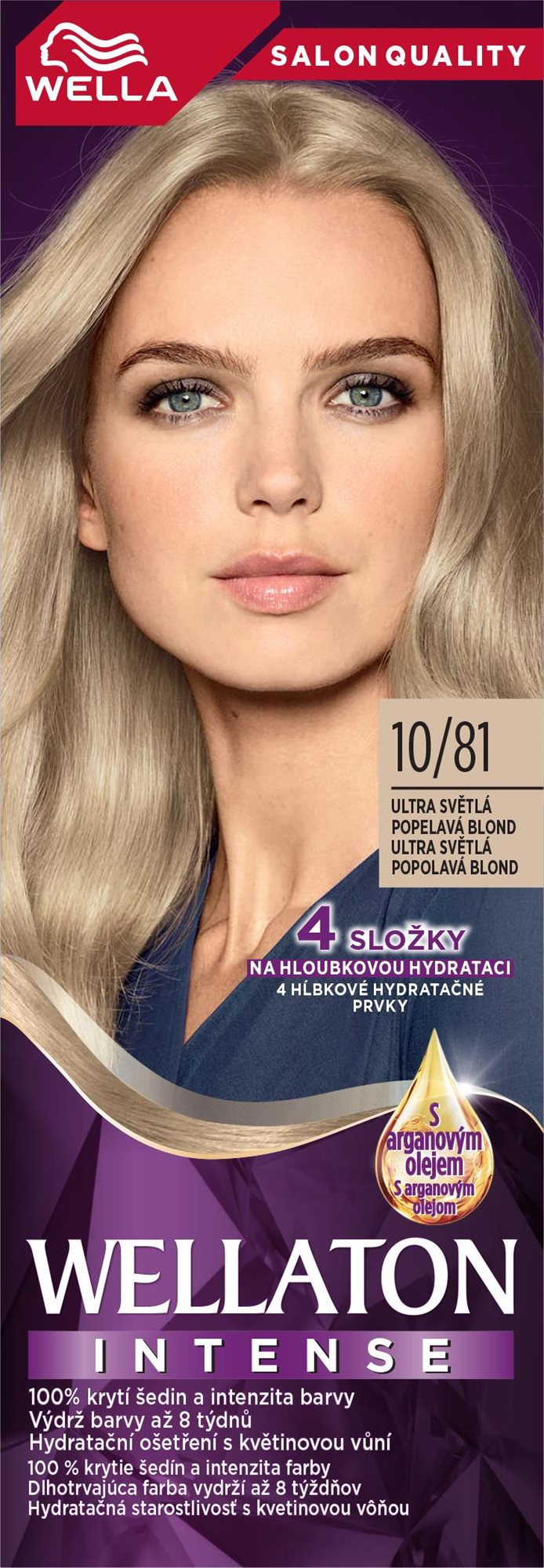 WELLA Wellaton 10/81 ultra világos hamuszőke 110 ml Hajfesték
