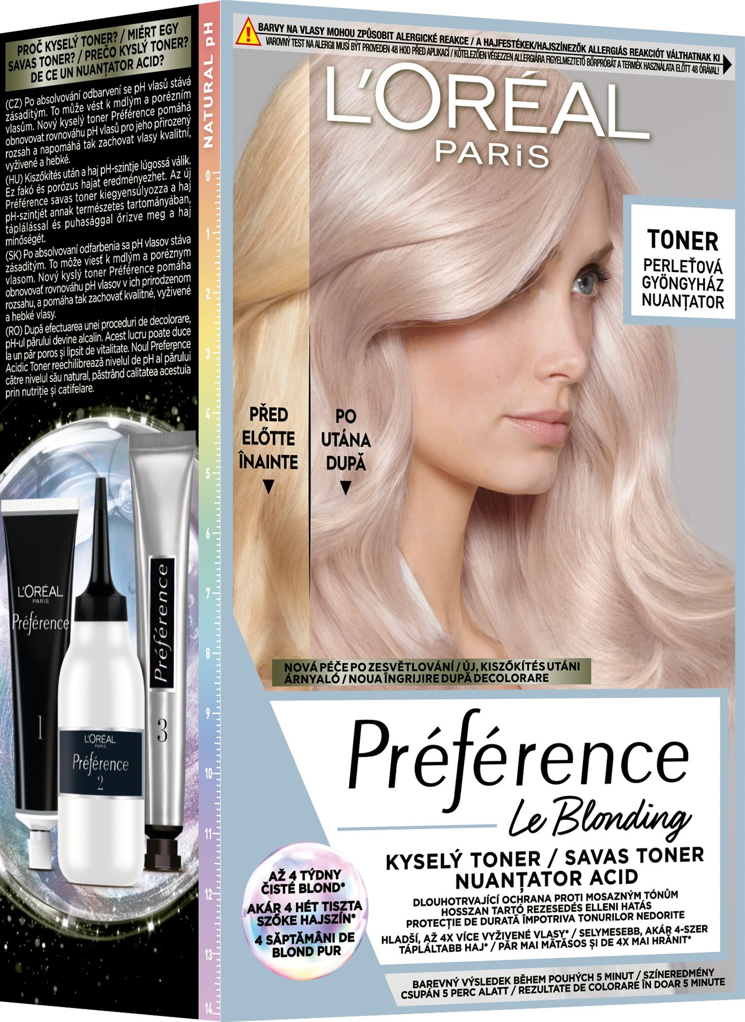 L'ORÉAL PARIS Préférence Toners Gyöngyház Hajfesték eltávolító