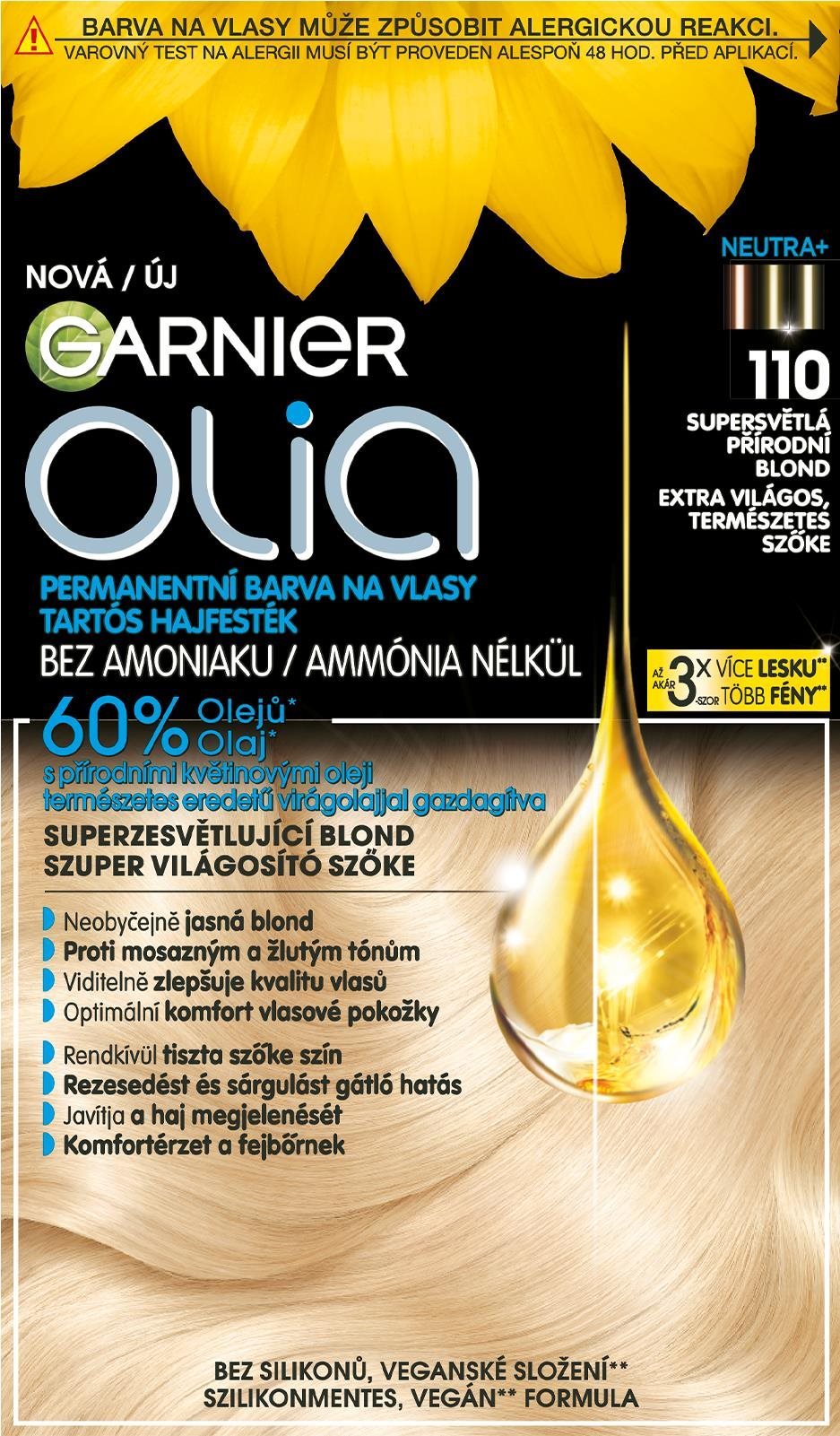 GARNIER Olia 110 Extra világos, természetes szőke Hajfesték