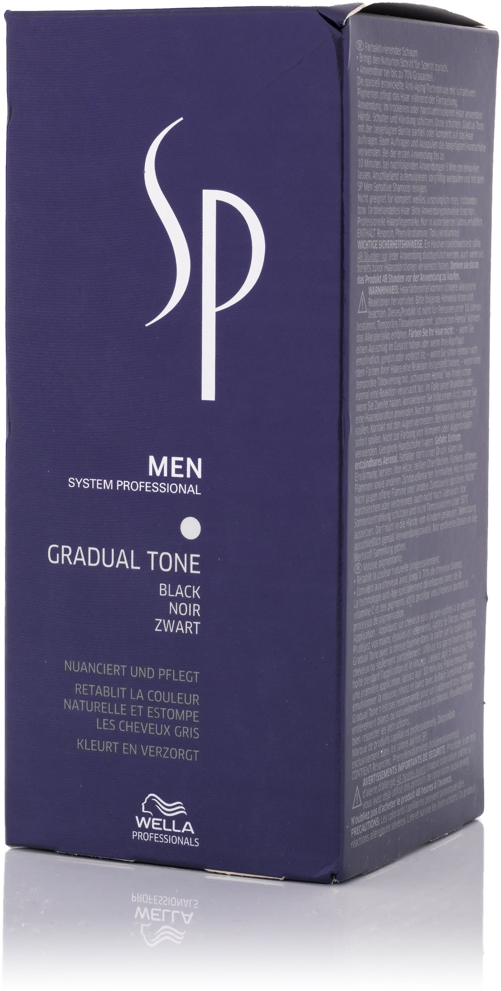 WELLA PROFESSIONALS SP Men Gradual Tone Black Set 90 ml Sada...