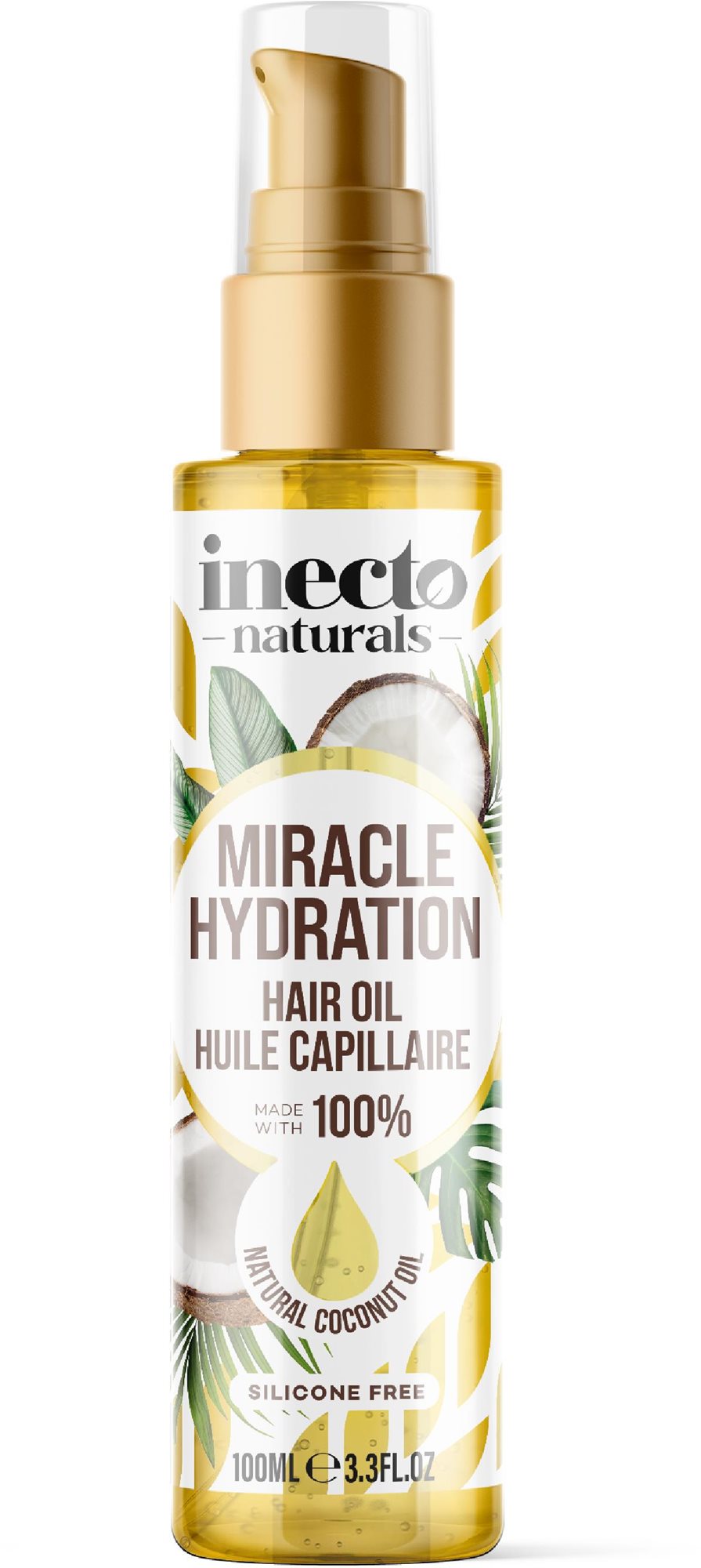 INECTO Naturals kókuszolaj 100 ml Hajolaj