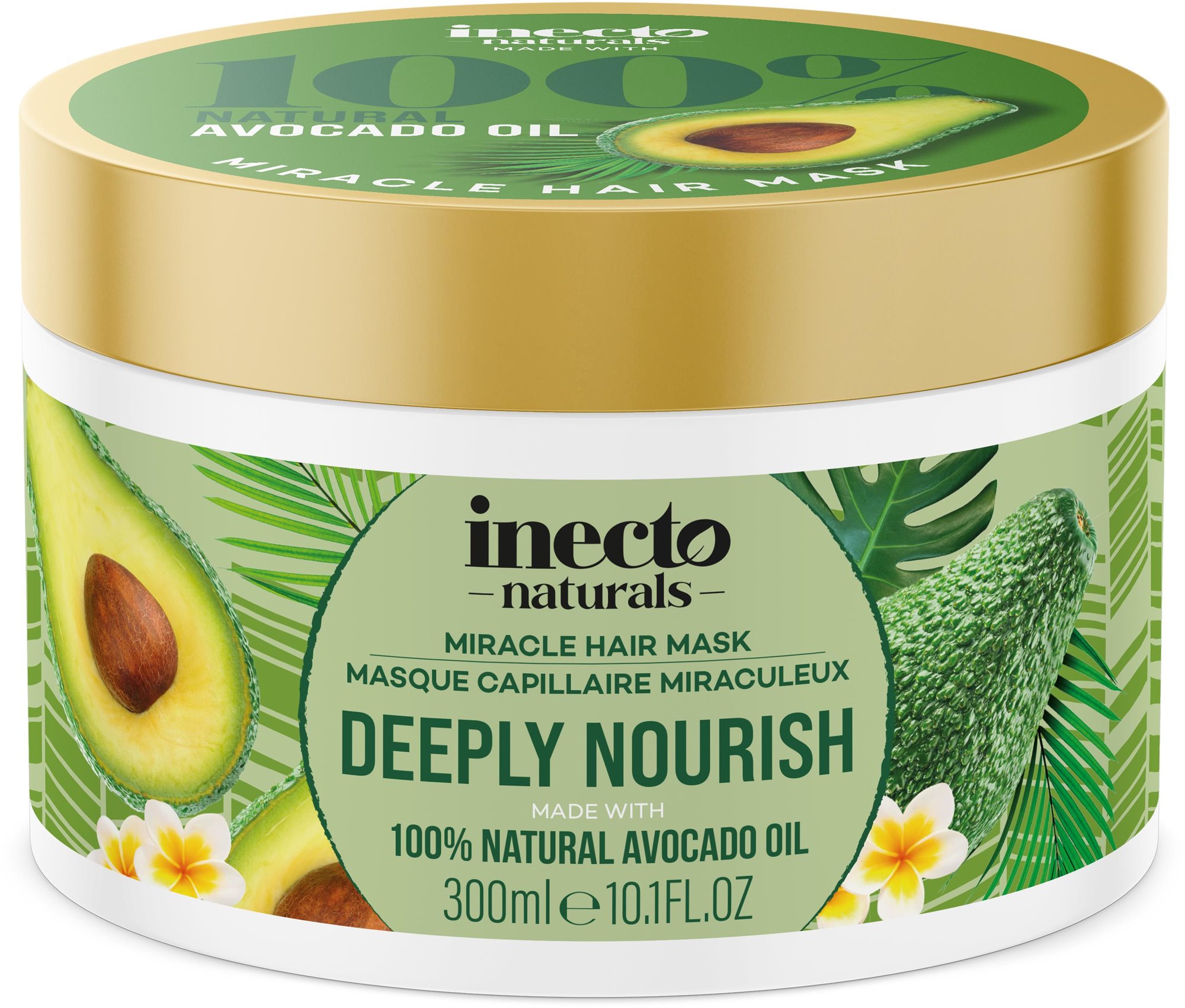 INECTO Naturals Avocado maska 300 ml Hajpakolás
