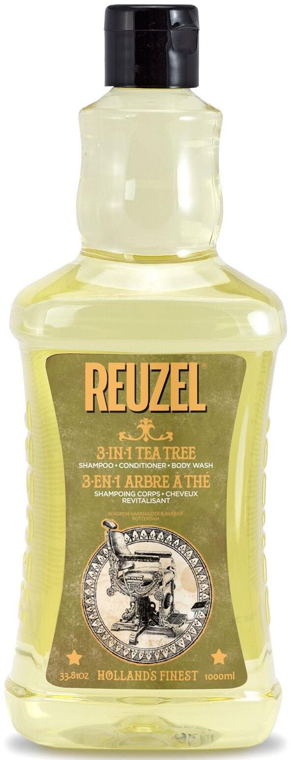 REUZEL 3-in-1 Tea Tree Shampoo-Conditioner-Body Wash 1000 ml Šampon...