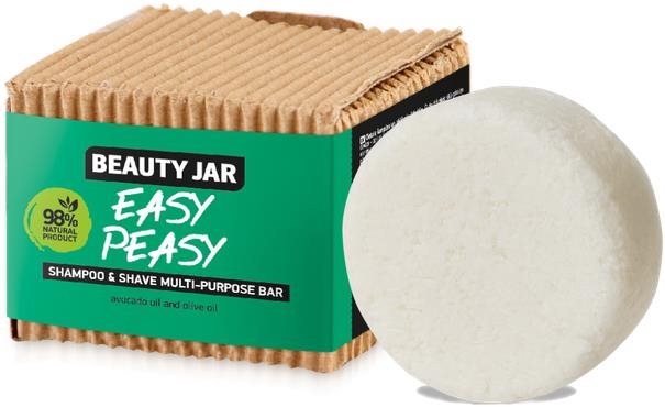 BEAUTY JAR Easy peasy šampón a holiaca pena 2 v 1 600 ml Tuhý šampón