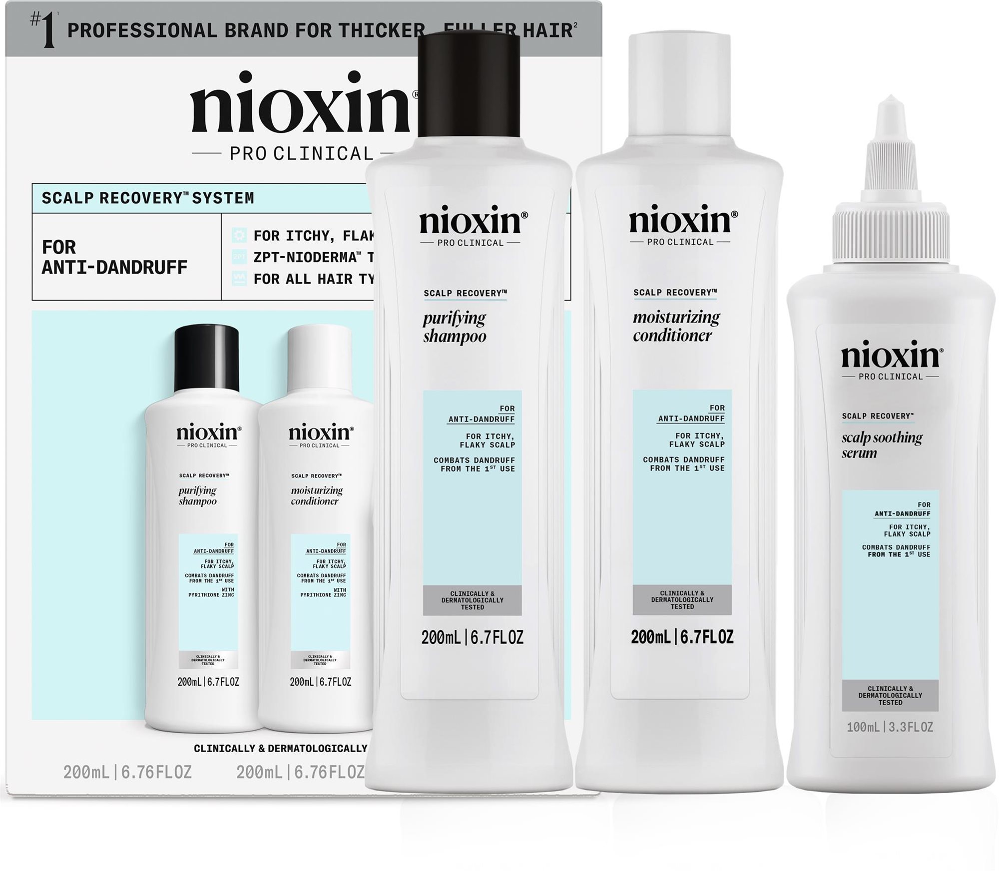 NIOXIN Scalp Recovery System™ 500ml Hajápoló szett