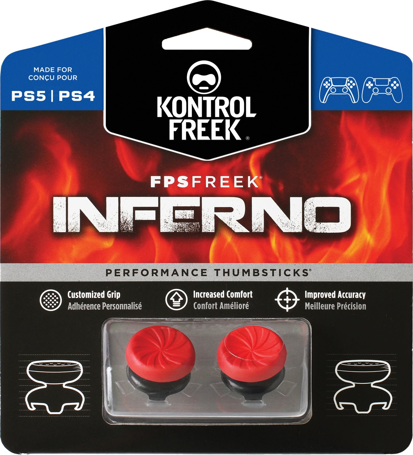 Kontrolfreek FPS Freek Inferno - PS5 / PS4 Kontroller grip