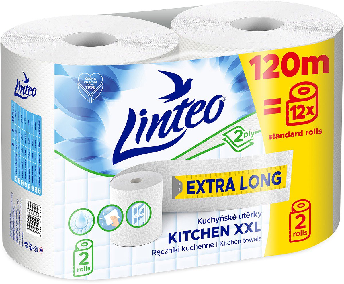 LINTEO XXL 60 m (2 ks) Kuchyňské utěrky