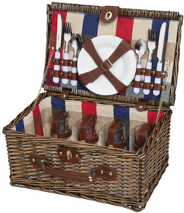 Cilio Piknikový kôš LENNO hnedý 156720 Piknikový kôš