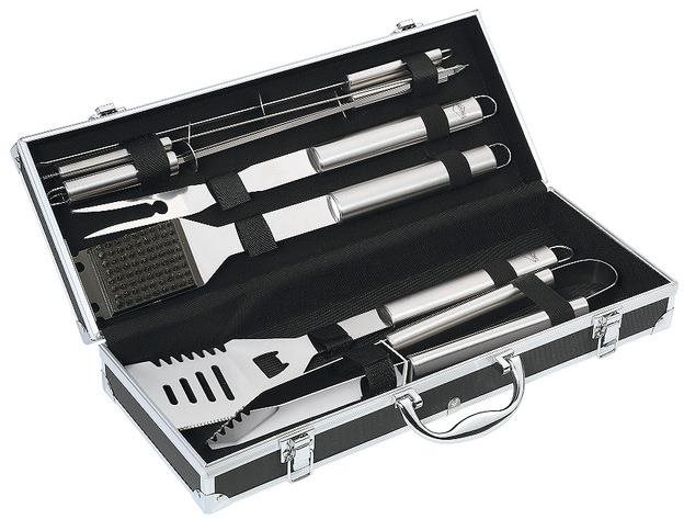 Küchenprofi BBQ-Set Phoenix, 8 részes, kofferben Grill szett